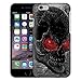 Apple iPhone 6 Case, Snap On Cover by Trek Digital Red Eye Skull Firm Case