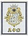 Alpha Phi Omega Crest Throw