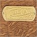 Rockler Solid Brass Icebox Name plate