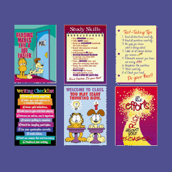 Trend TA6684 Argus large 13-3/8 x 9 poster combo pack, classroom basics, 6/pack