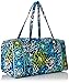 Vera Bradley Women's Cotton Large Travel Duffel Bag, Katalina Blues, One Size