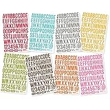 Sn@p! Cardstock Stickers 4.5in X 6.5in Sheets 8/Pkg-letters