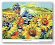 An Odyssey In Yellow by Malcolm Farley 14"x10" Art Print Poster