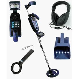 Gold Century Hawk Metal Detector Special Includes a Pinpointing Detector Headphones and Sand Scoop