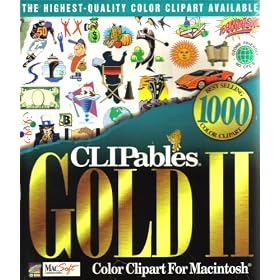 CLIPables Gold II - Color Clipart For Macintosh