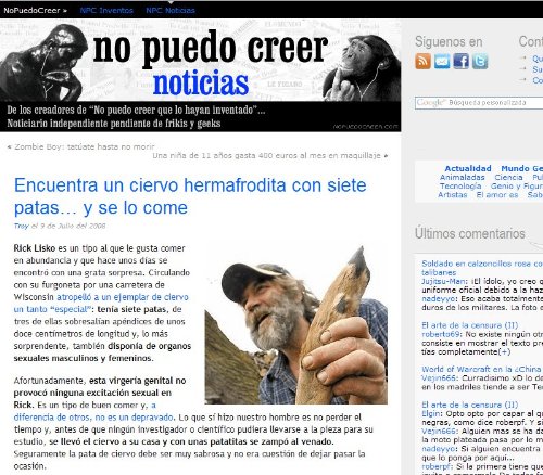 No puedo creer -  Noticias (Spanish Edition)