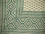 Block Print Tapestry-Indian Bedspread-Coverlet