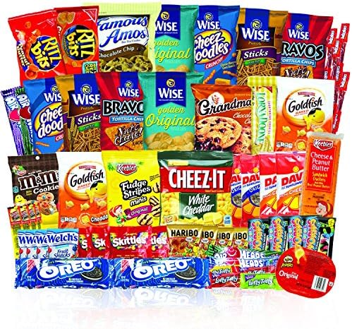 Snack Gift Party Bundle Care Package 60 Count