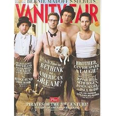Vanity Fair April 2009 Jonah Hill, Seth Rogen, Jason Segel, and Paul Rudd (No. 584)