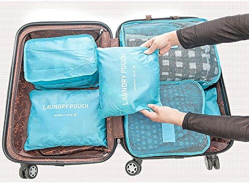 Packing Cube Travel Luggage Organizer (One Size, Light Blue)