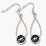Philadelphia Eagles French Loop Dangle Earrings