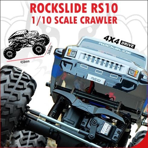 REDCAT RACING ROCKSLIDE CRAWLER  RC  RS10 CRAWLER 