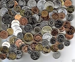 SET of 75 Uncirculated World Foreign Coin Collection Set
