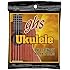 GHS Strings 10 Set, Hawaiian D-Tuning Ukulele Strings, Clear Nylon