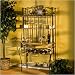 Kitchen & Housewares : Decorative Bakers Rack w/Wine Storage (Antique Copper) (68