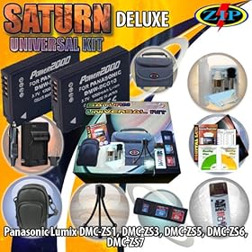 TheZipKit for Panasonic BCG-10. Accessories pack includes: Deluxe Camera Case, Small leatherette camera case, Mini Tripod, 2 BCG-10 batteries, mini AC/DC Charger, Tripod, Reader and more