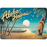 Hawaiian Vintage Postcards Pack of 30 - Aloha Hawaii (Moon) by Kerne Erickson