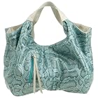 [カシュカシュ] パイソン柄合皮トートバック