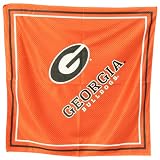 Georgia Bulldogs Jersey Style Bandanas (Measures 22" x 22") - Red