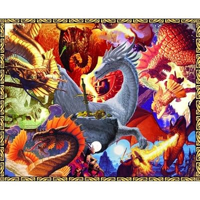 Dragon Collage 1500pc Jigsaw Puzzle by Greg Hildebrandt