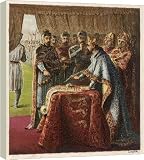 JOHN SIGNS MAGNA CARTA - 40 Inch Canvas Print (101cm) by Mary Evans