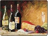 Large Cutting Board ~ Wine and Dine ~ made of tempered glass ~ code 761