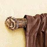 Antler Curtain Rod Ends - Pair