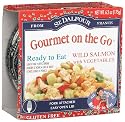 ST. DALFOUR Gourmet On The Go, Ready to Eat  Wild Alaskan Salmon with Vegetables, 6.2 Ounce Tins (Pack of 6)