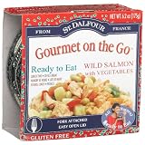 St. Dalfour Gourmet On The Go, Ready to Eat  Wild Salmon with Vegetables, 6.2 Ounce Tins (Pack of 6)