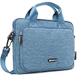 Evecase Neoprene Fabric Messenger Bag with Handle and Carrying Strap for 9.7-10.1 Inch Tablet - Blue