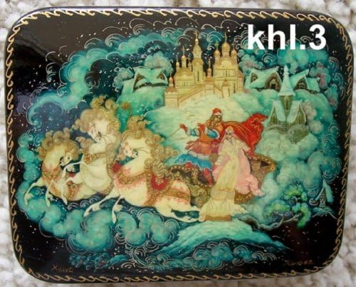 Lacquer box * Kholui "Russian Fairy Tales" * khl-3