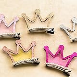 BIANHUAN ヘアピン ヘアクリップ 5 点セット ヘアアクセサリー 子供用 髪飾り お花 王冠 ヘアアクセサリー お姫様 誕生日 パーティ 記念日 イベント 写真撮影