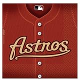 Lets Party By Amscan Houston Astros Baseball - Lunch Napkins