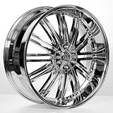 24 D1 Wheels & Tires Pkg-Fits On Nissan Almada,Chevy Tahoe , Yukon, Qx56,... by Audio City Wheels