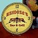 MENDOZA'S Bar and Grill Wall or Table Clock USA