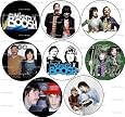 Set of 8 THE MIGHTY BOOSH Pinback Buttons 1.25" Pins British Comedy Troupe