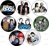 Set of 8 THE MIGHTY BOOSH Pinback Buttons 1.25" Pins British Comedy Troupe