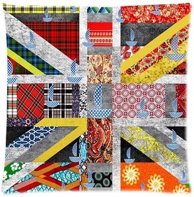 The New Union Flag Design Zippered Pillow Cases 16x16 (two sides)