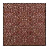 York Wallcoverings JE3557SMP Friends Forever Glitter Scroll 8-Inch x 10-Inch Wallpaper Memo Sample, 