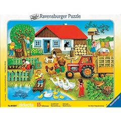 Ravensburger 06020 - Was gehrt wohin? - 15 Teile Rahmenpuzzle