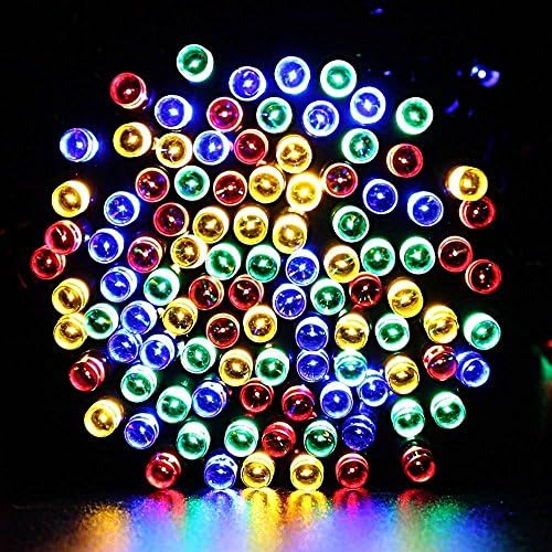 Divine Light 100Led(mult-color)Christmas Solar String Light,Ambiance Lighting for Outdoor, Patio, Lawn, Landscape, Fairy Garden, Wedding, Holiday like Christmas Party, Xmas Tree,Easter,Halloween Etc.
