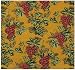 Durable Hand Woven 100% Cotton Silk Screen Gold Grapes Print Tablecloth 60x60