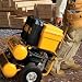 DEWALT D55154  1.1 HP Continuous 4 Gal Electric Wheeled Dolly-Style Air Compressor with Panel