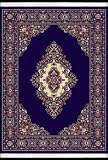 Traditional Area Rug, United Weavers Manhattan 5'x8' Cathedral Navy Blue