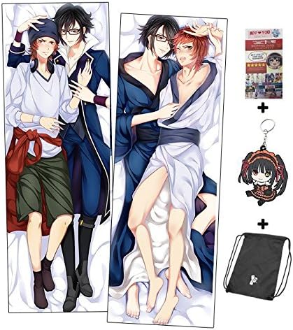 Top Tiger Japan Anime Sexy K Project Dakimakura Decorative Hugging Body Pillow Cover Case Double-sided 59.06"x19.69" ABH3090
