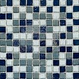 American Olean Tile - Glass Mosaic Tile Solare Tile: 1X1 Spring Rain Tile ASIN B002LDDGNW