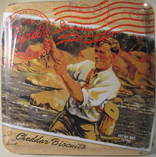 Travel Postcard Tin from Byrd Cookie Company (Cheddar Pecan)