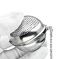 Lyxa SR 2 Pack Food Grade 304 Stainless Steel Mesh Tea Ball 2.1 Inch 