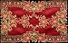Creative Linens 4PCS Holiday Christmas Embroidered Poinsettia Placemats 11x17 Red Gold, Set of 4 Pieces