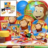  : Curious George Deluxe Party Kit with Favors